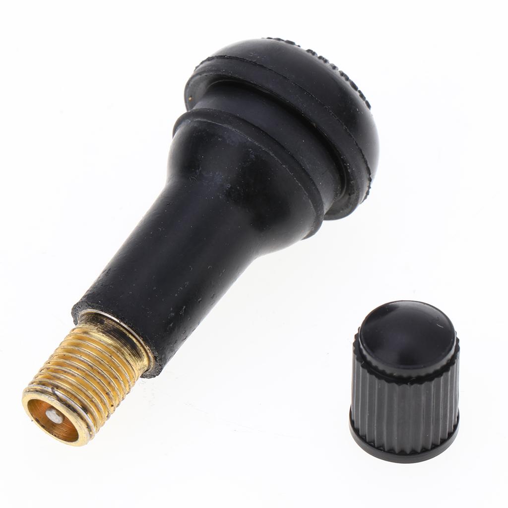 100 New Tire Pressure Monitoring System Tubeless Tire Valve Stems Snap in TR413