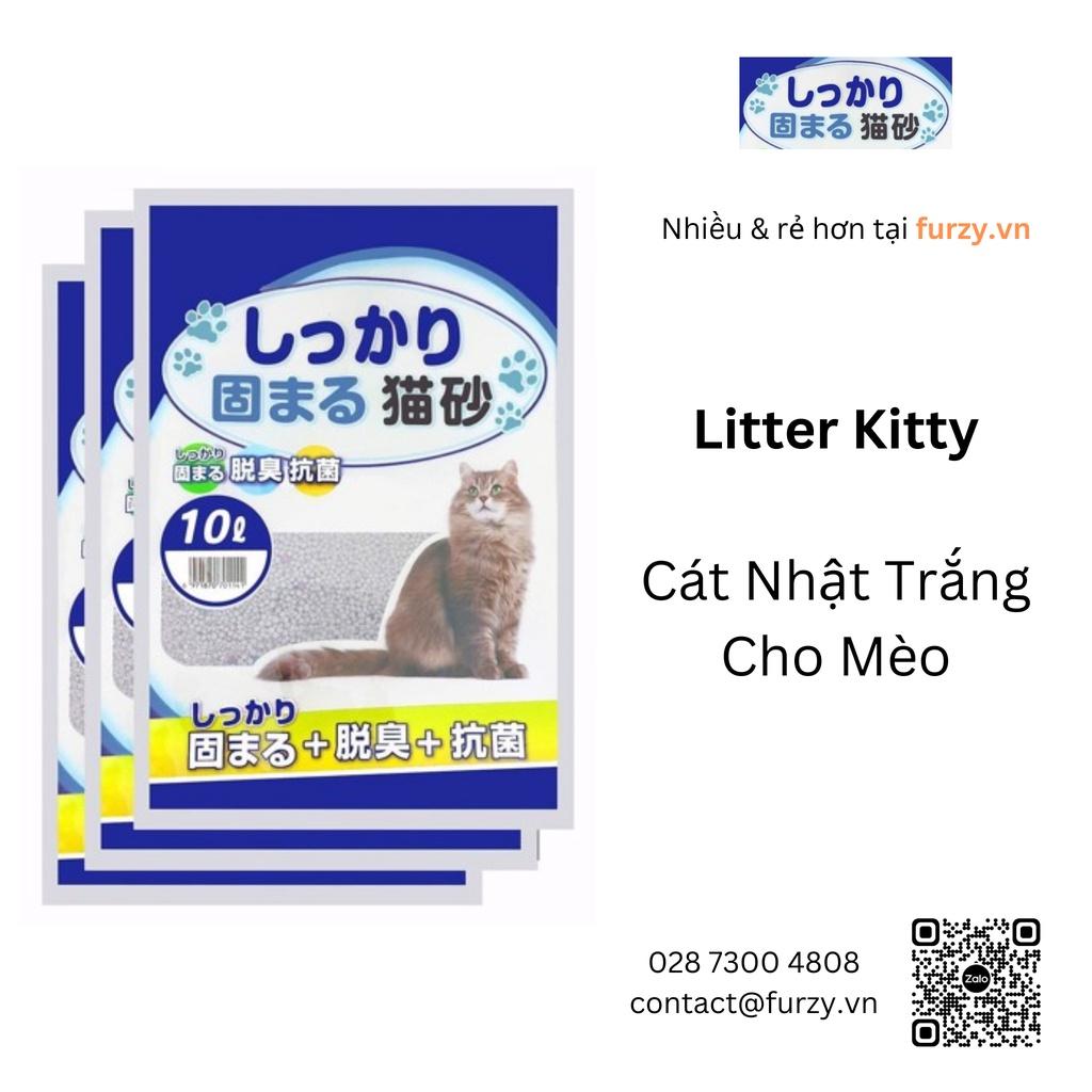 Gagette Cát Nhật Trắng Cho Mèo Litter Kitty Pet