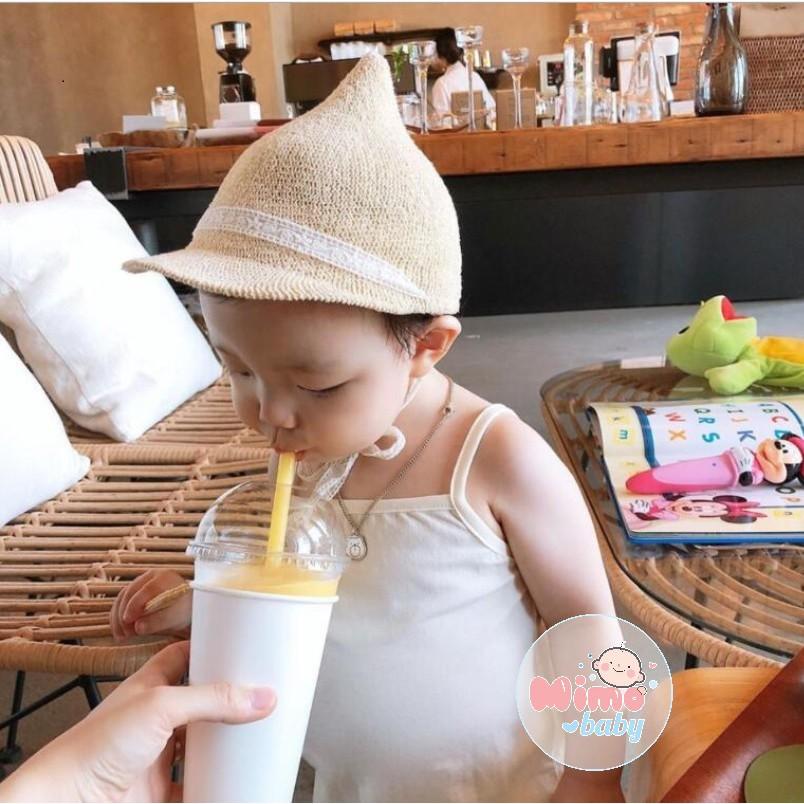 Mũ cói củ tỏi cho bé MH08 Mimo baby