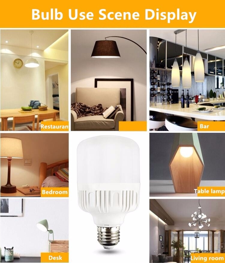 Bộ 2 Bóng Đèn LED BULD TRỤ 30W Ánh Sáng Trắng 5