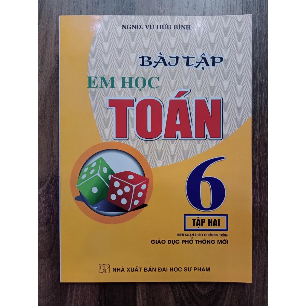 Sách - Combo Bài tập Em Học Toán 6 - Theo Chương Trình Giáo Dục Phổ Thông Mới (2 tập)