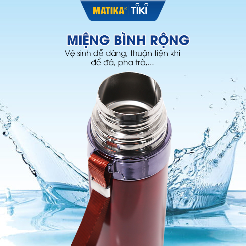 Bình Giữ Nhiệt Inox MATIKA MTK-HC5700 Dung Tích 700ml - Hàng Chính Hãng