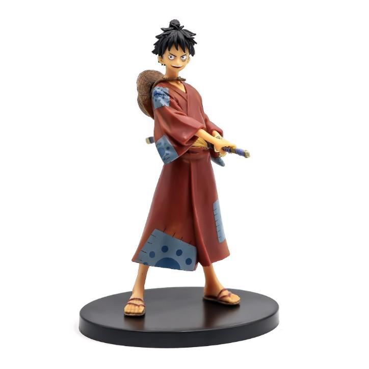 Mô hình One Piece Mô hình nhân vật Luffy Wano ss3 đẹp 18cm