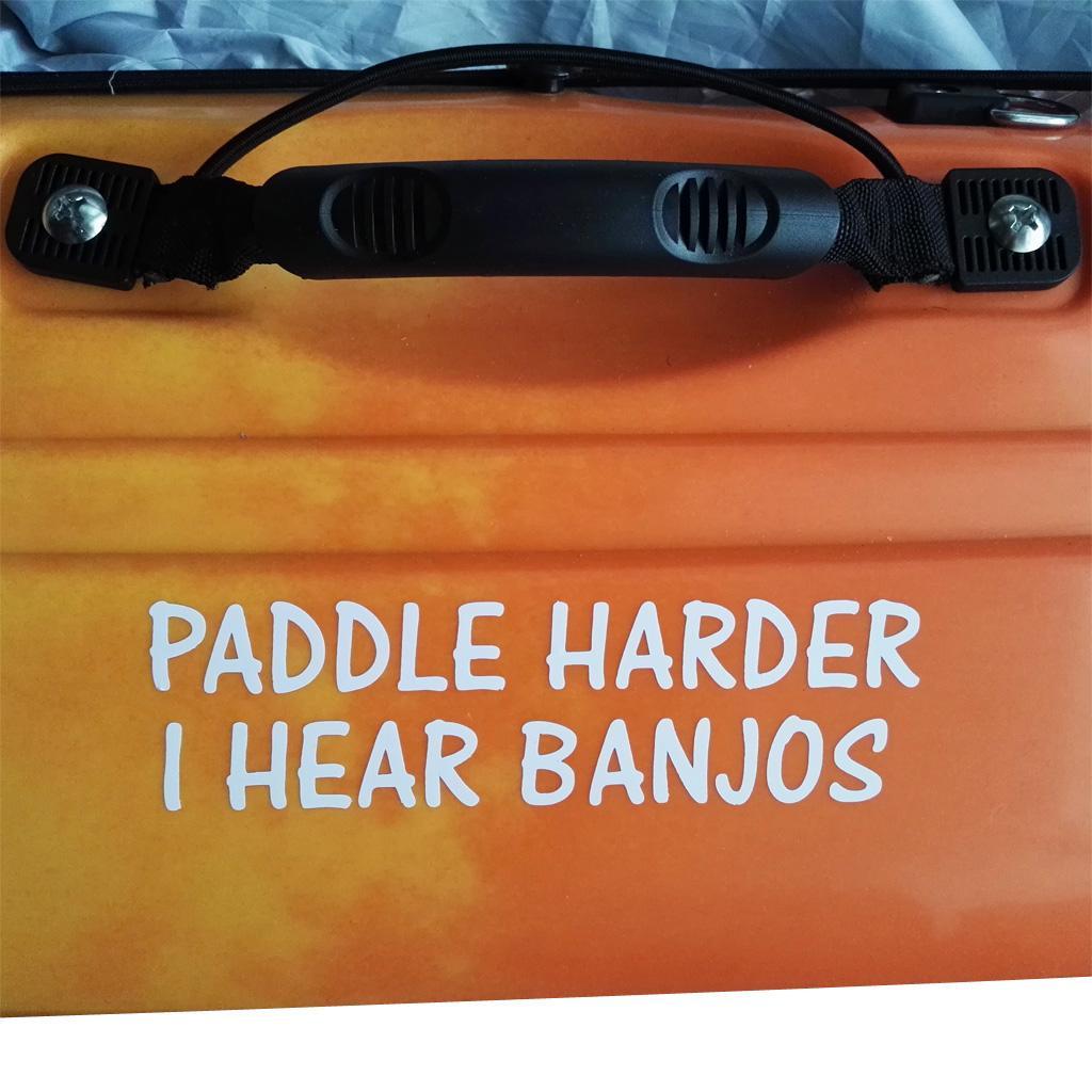 Vinyl Funny Decal Sticker Canoe Dinghy Car Truck Wall Graphics Accessories