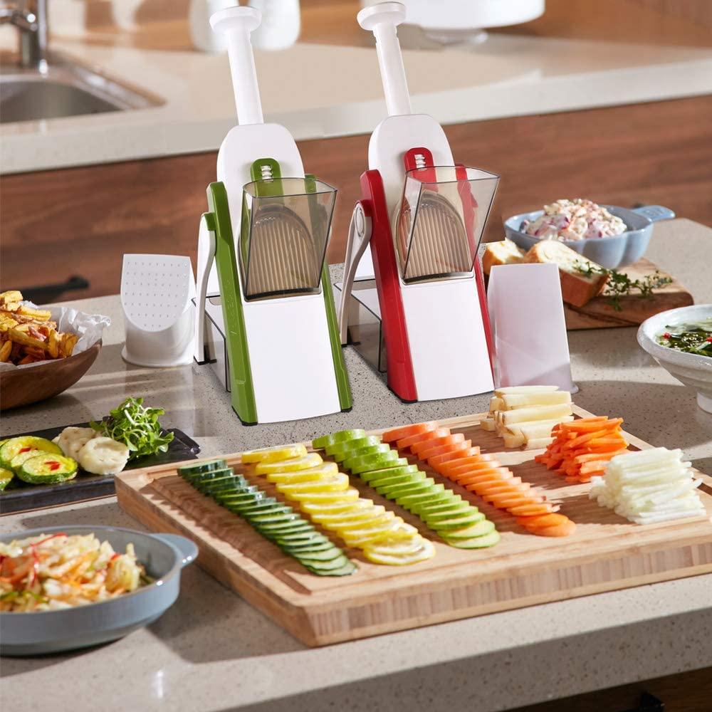 Một Lần Cho Tất Cả. Phụ Kiện Nhà Bếp Lát Cắt Julinner Xúc Xắc Dụng Cụ Thái Lát Rau Củ, Mandoline Cắt Lát, Cắt Thực Phẩm,