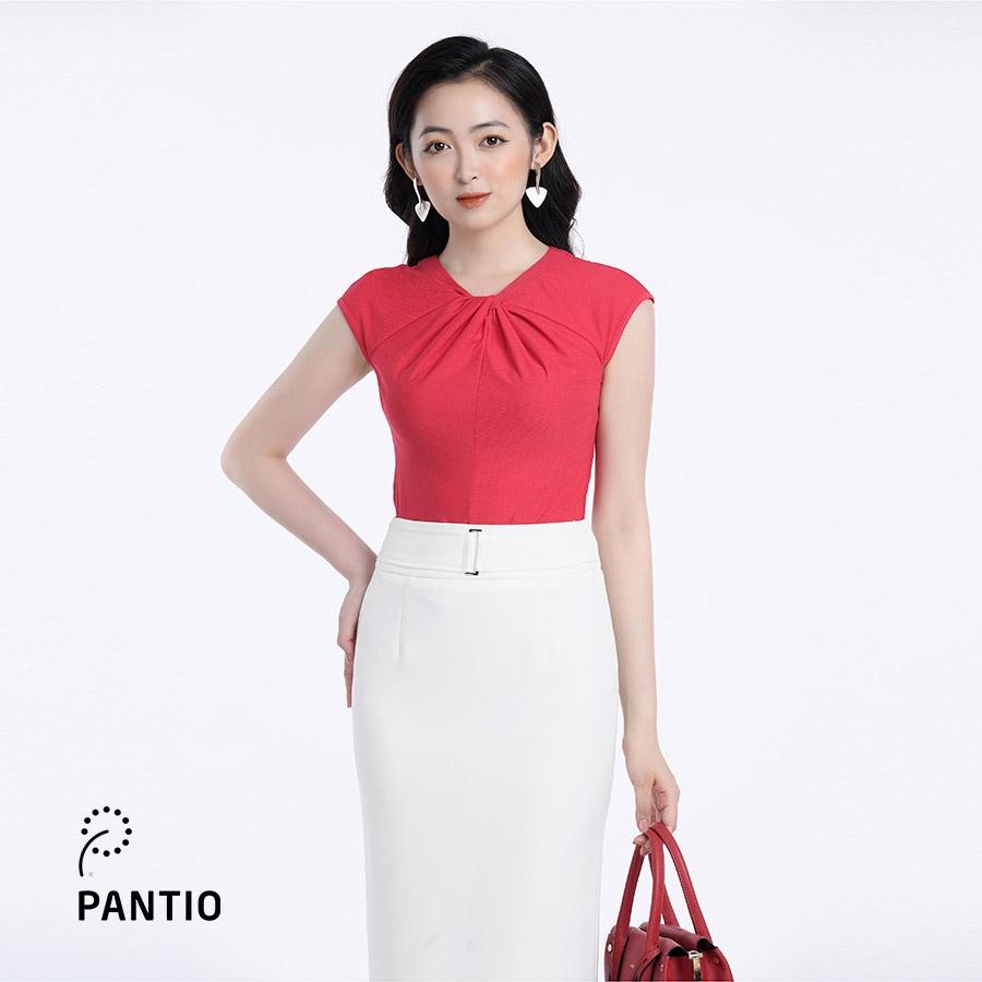 Áo dệt kim chất liệu cotton kiểu dáng đơn giản dáng ôm FAC3003- PANTIO