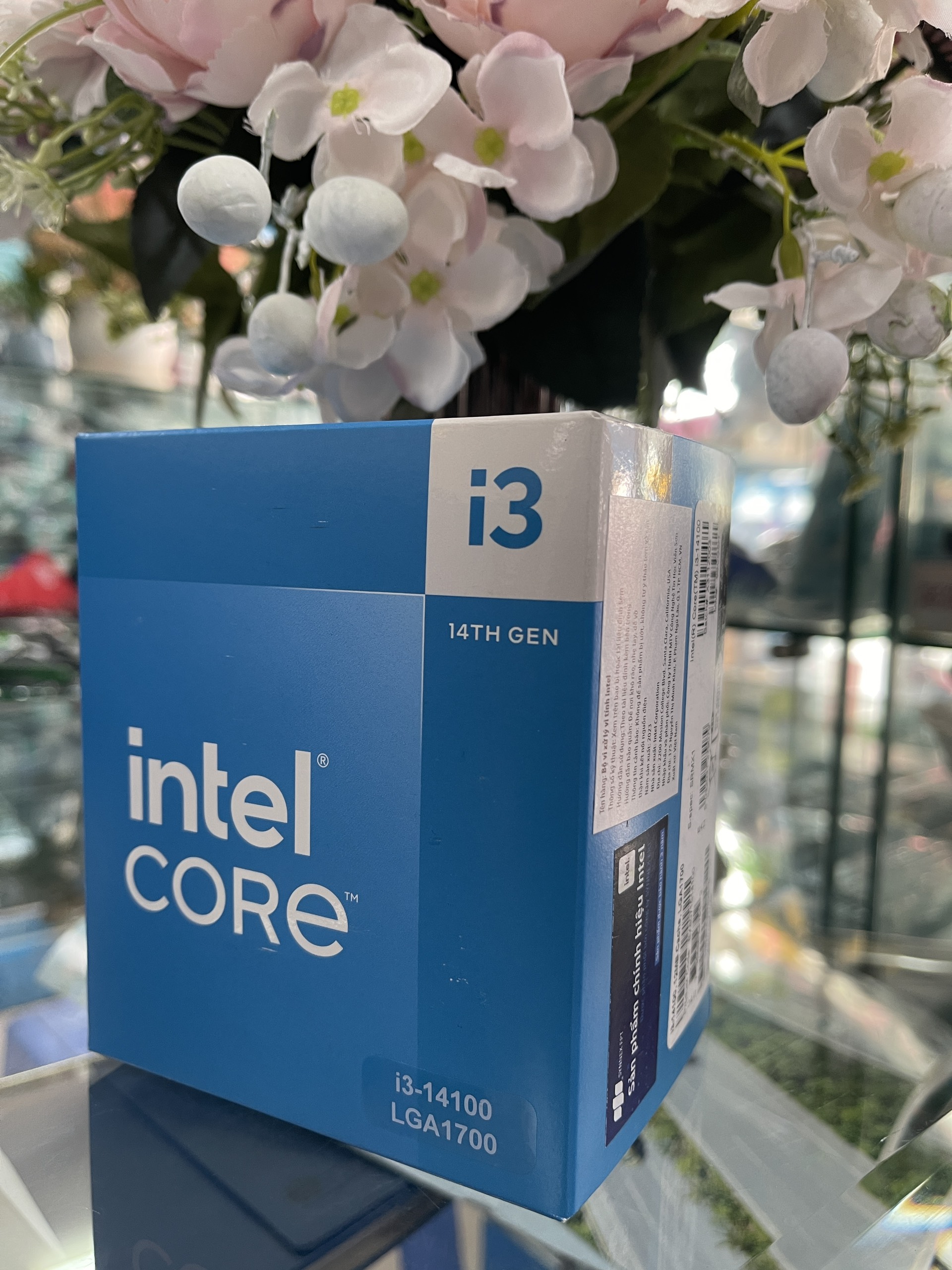 CPU Intel Core i3 14100 4.7GHz (Socket 1700, 4 Nhân 8 Luồng 12MB 65W) - Hàng chính hãng (NEW BOX)