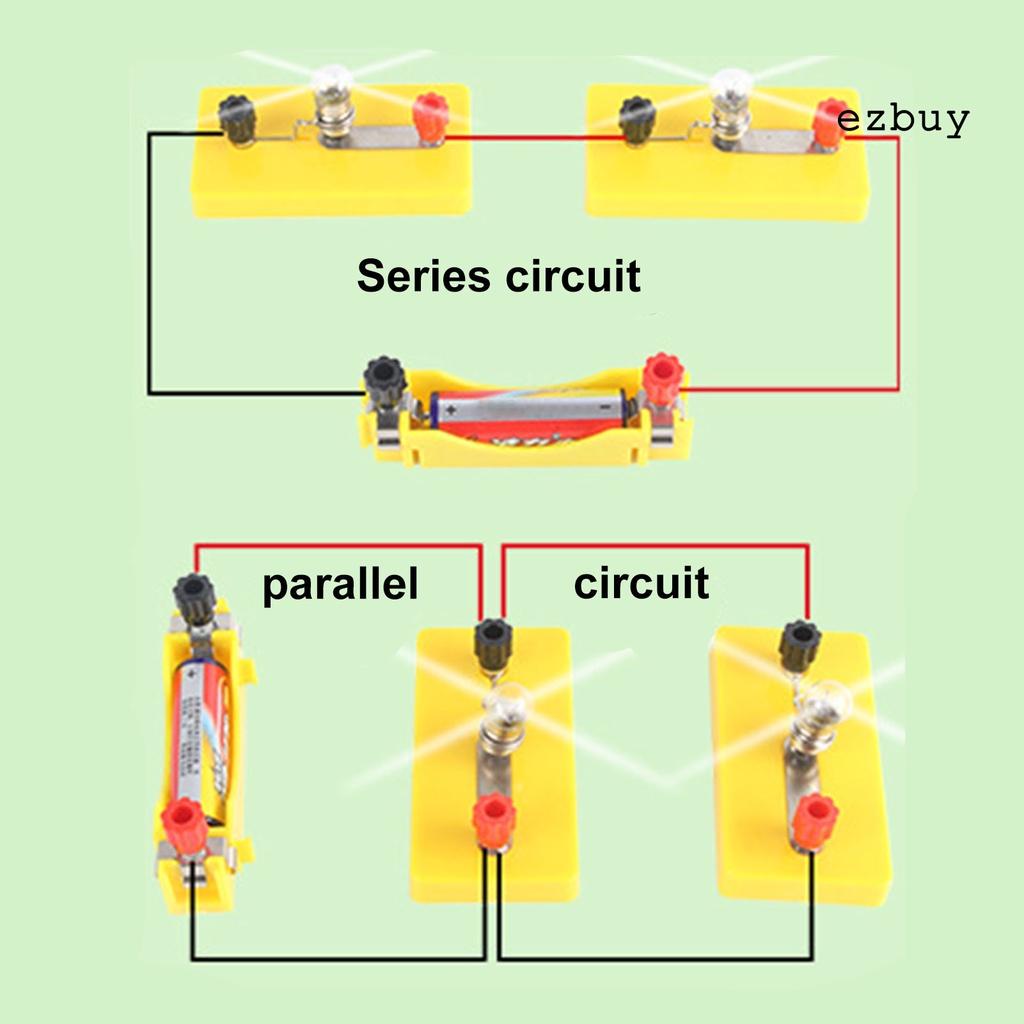 EY-Physics Science Kit Puzzle Practical Ability DIY Physics Science Lab Basic Circuit Learning Starter Kit for Kids