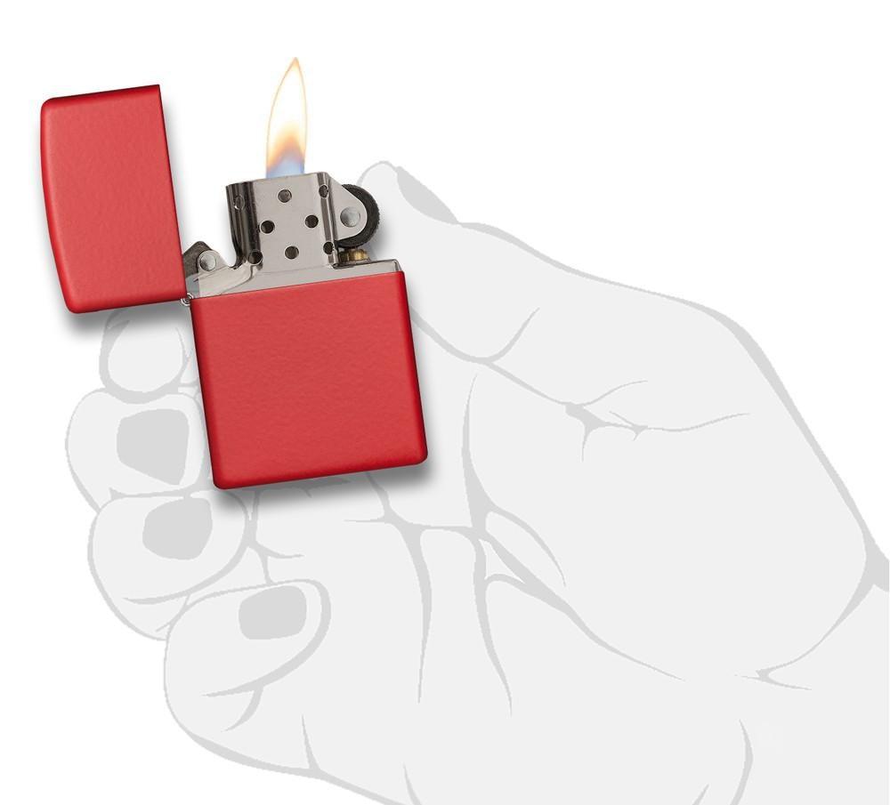 Bật Lửa Zippo Matte Red 233