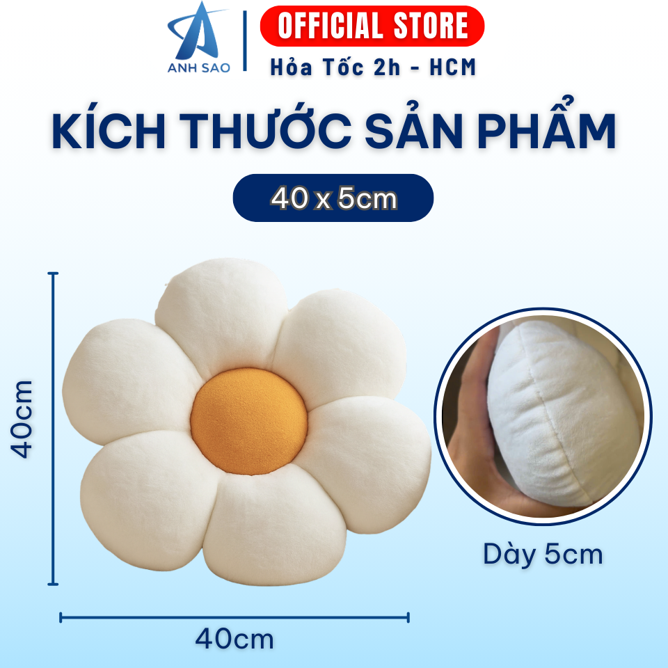 Đệm Lót Ghế Bông Hoa Màu Ánh Sao Gối Ngồi Êm Ái Dày Mềm Đệm Ngồi Bệt Lót Ngồi Sofa Trang Trí Tựa Lưng Văn Phòng