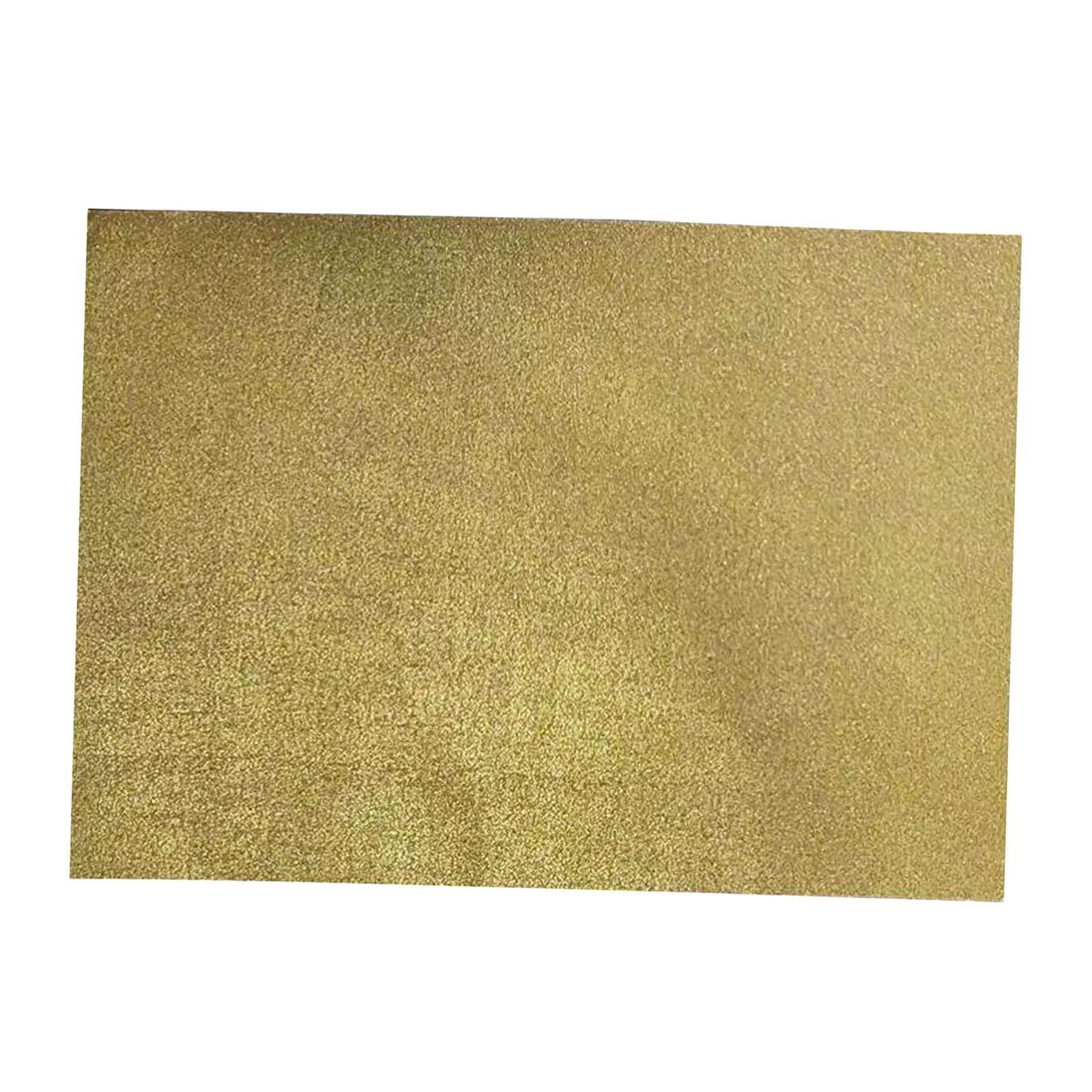Roll Heat Transfer Vinyl Sheet for Iron On Clothes Golden 30x50cm