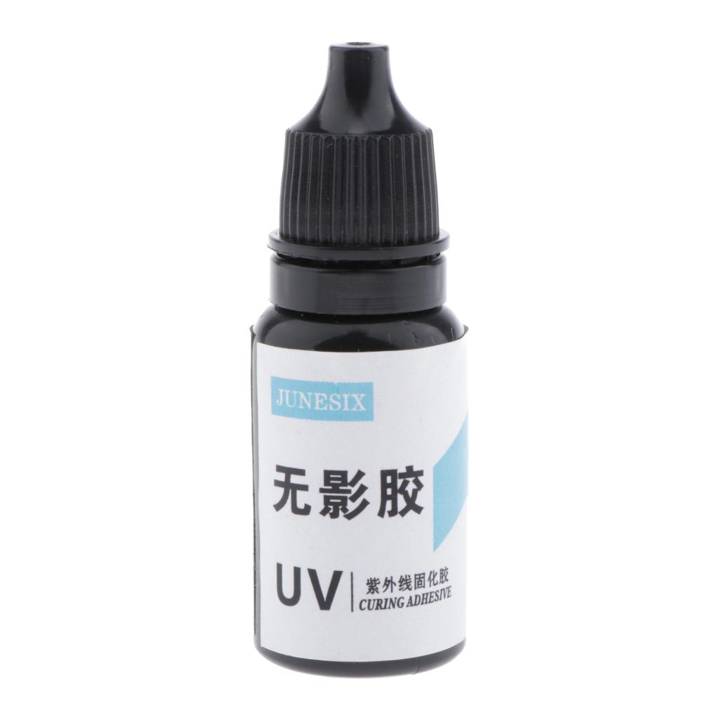 10g Clear UV Resin Hard Glue Ultraviolet Curing for Jewelry, Metal Glass Bonding