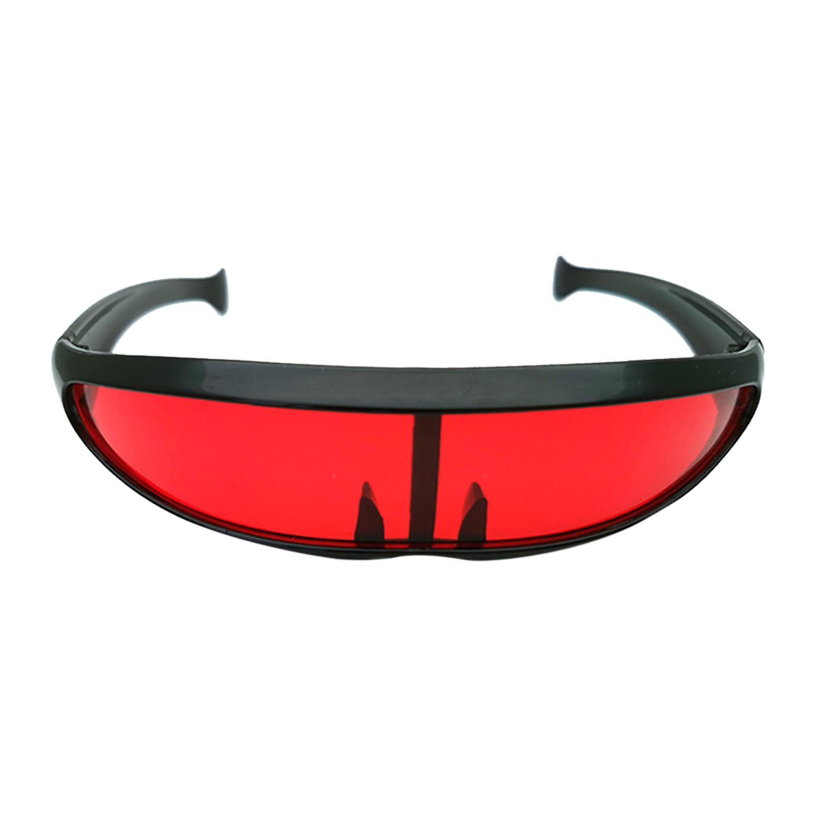 Futuristic Narrow Sunglasses Monolens  Lens Visor Robotic Cosplay