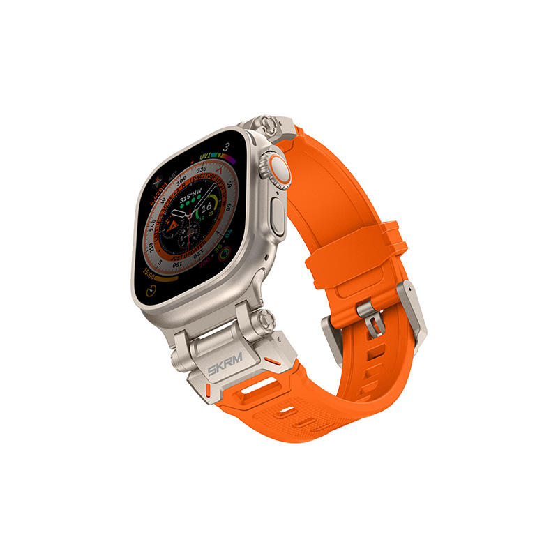 Dây Đồng Hồ Skinarma TITON Cho Apple Watch Size 49/46/45/44mm Độ Bền Vượt Trội Chống Nước Khóa Cài Kim Loại Hàng Chính Hãng