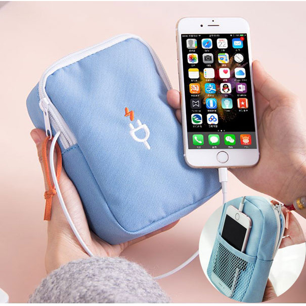 Túi Đựng Bảo Vệ Cáp Sạc Tai Nghe Điên Thoại