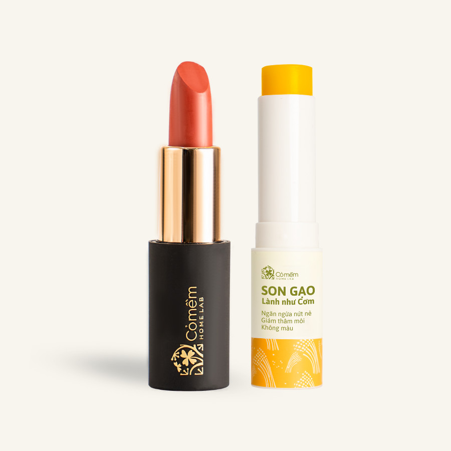 Bộ Chăm Sóc Môi Xinh - Combo Môi Xinh Cỏ Mềm