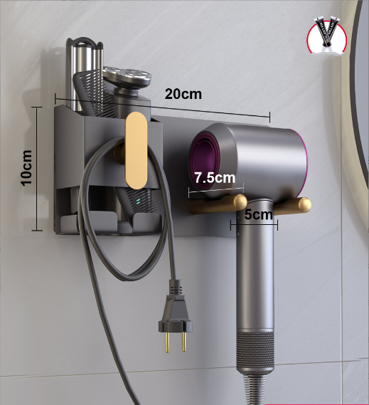 Giá treo máy sấy tóc dán tường không cần khoan Sanitary Ware MD-571000