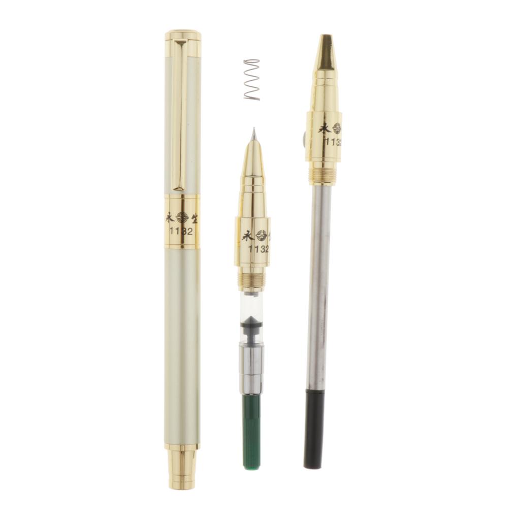 3Pc/Set Fountain Pen with Ink Smooth Elegant Writing - Best Fountain Pens Collection - Gift Pen Ready