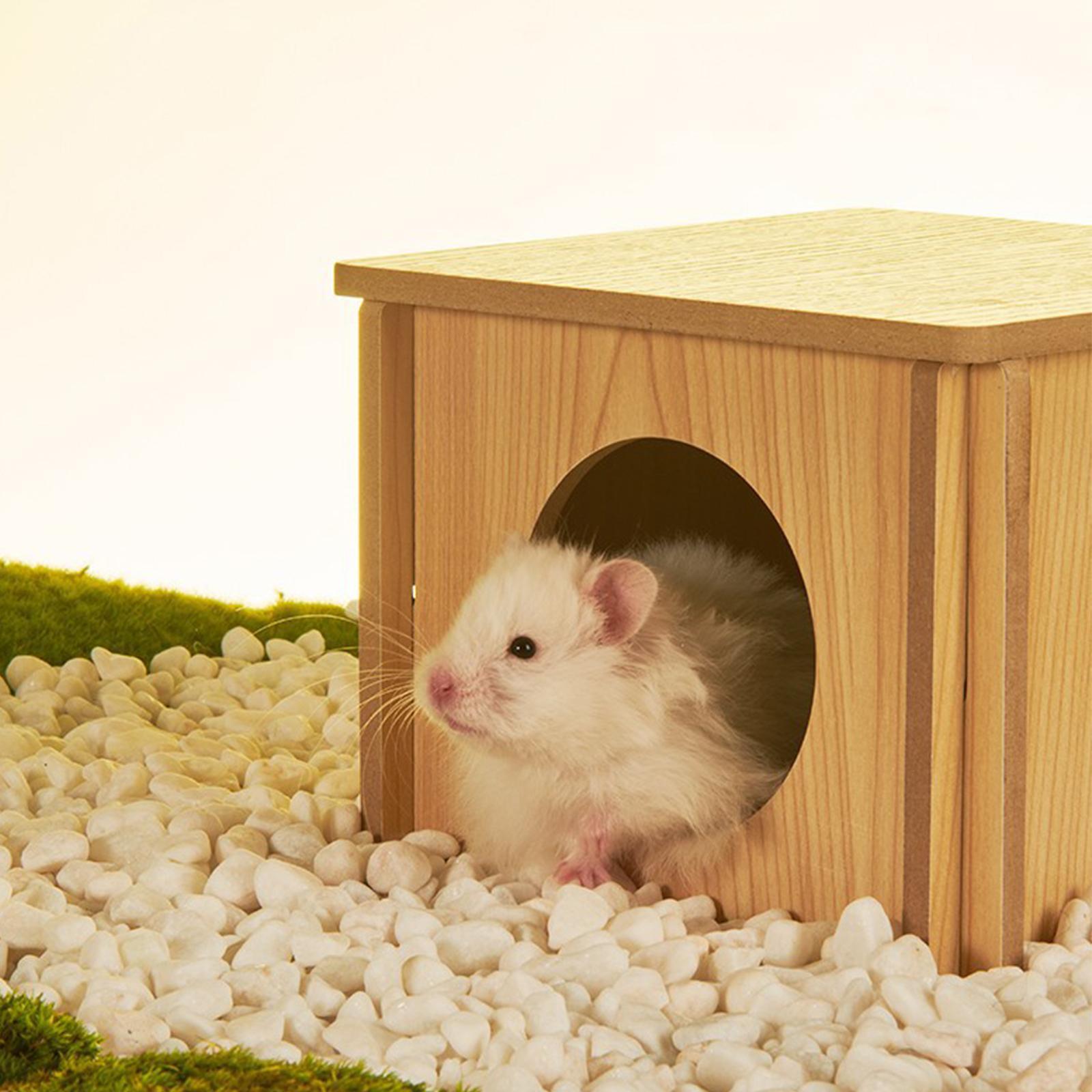 Hamster House and Hide Supplies Hamster Hideout for Lemmings Dwarf Hamster Mouse