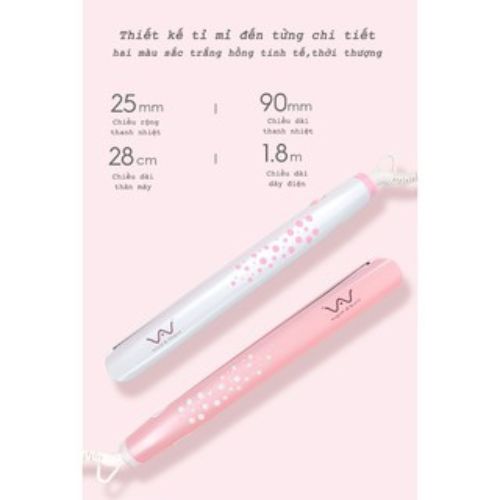 Máy Ép Tóc Siêu Thẳng 2In1 Phiên Bản Mới Thương Hiệu VIVID &amp; VOGUE - VAV030