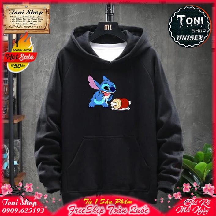 ÁO HOODIE STITCH - In Pet Siêu Bền Siêu Đẹp (HD6040 - Kèm Ảnh Thật) (TONI SHOP)