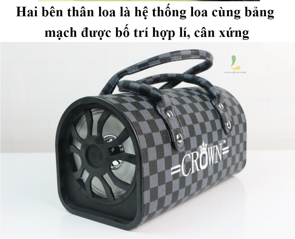Loa CrownTTD-601-501-401 Loa Bluetooth cực đỉnh, âm thanh chất lượng mẫu mã siêu hot-Hàng Chính Hãng