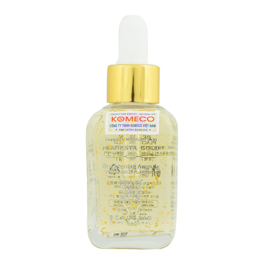 Tinh chất Placenta Gold Brightening Ampoule Hàn Quốc 30ml + Móc khóa