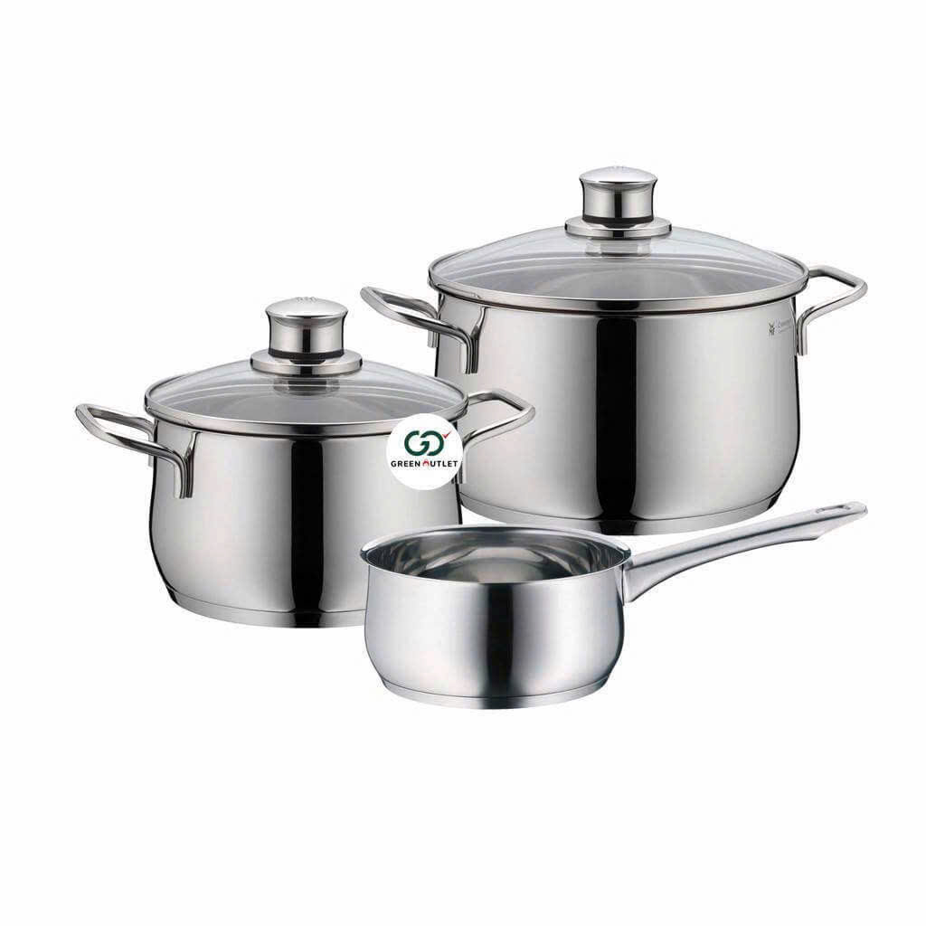 BỘ NỒI WMF DIADEM PLUS 3 MÓN - 0730299990 Hàng chính hãng