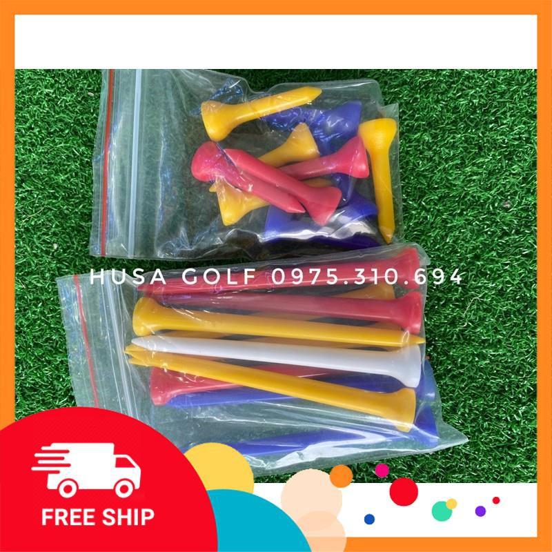 Tee golf gói 10 chiếc chất nhựa ngắn/dài