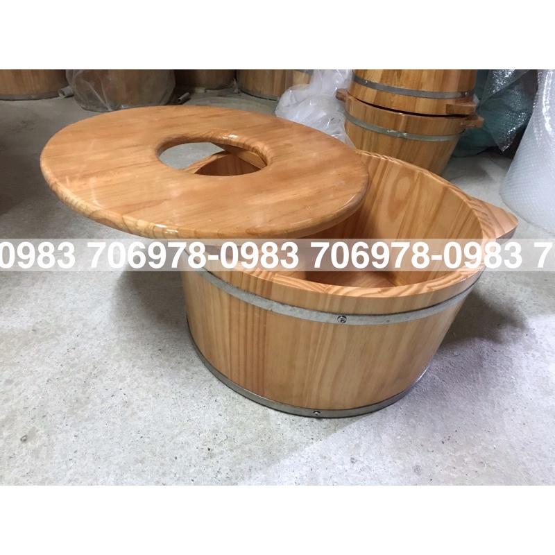 Chậu gỗ ngâm xông mônggỗ nhập loại 1