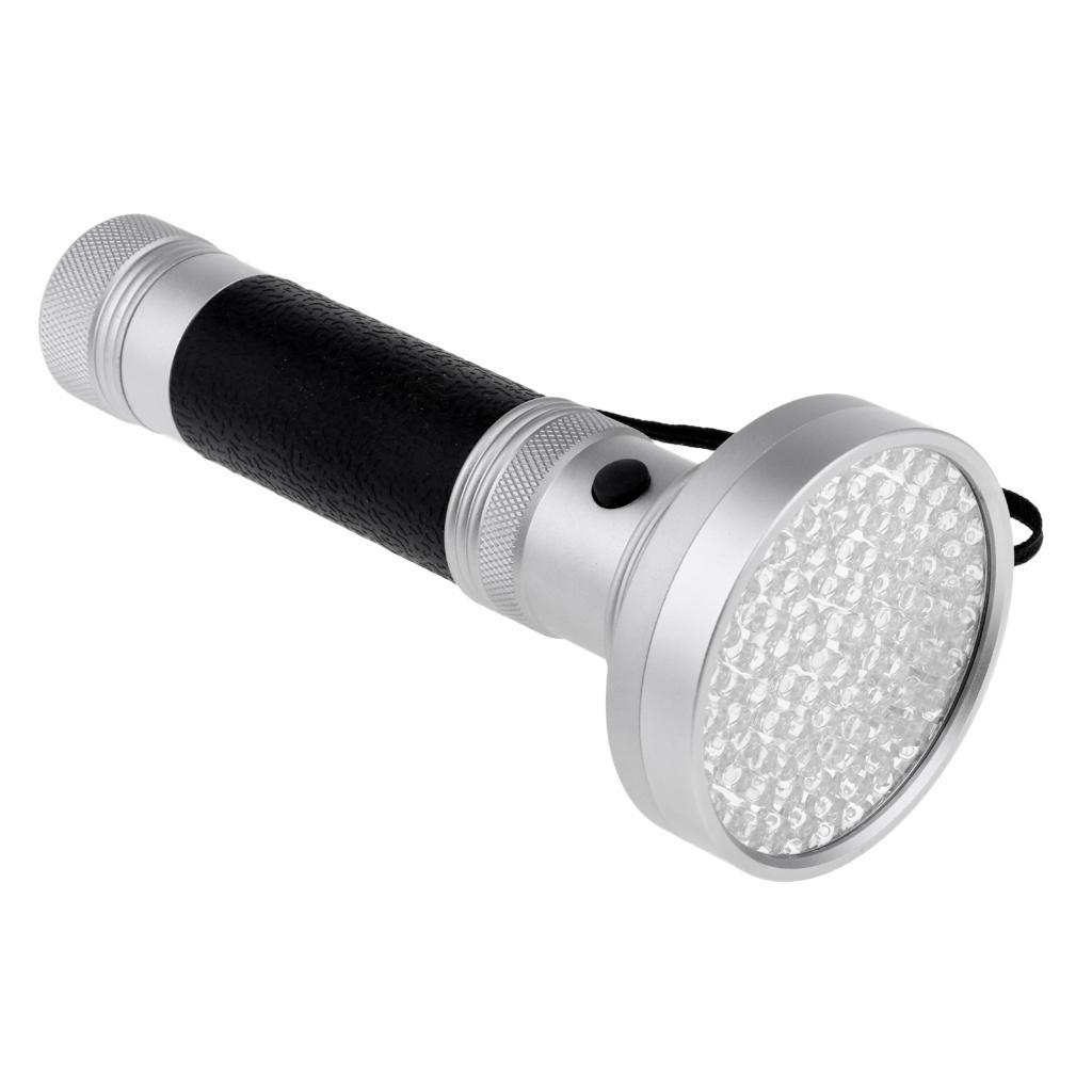100 LED UV Blacklight Flashlight 395nm Ultraviolet Light Detection Torch for Outdoors Home Use