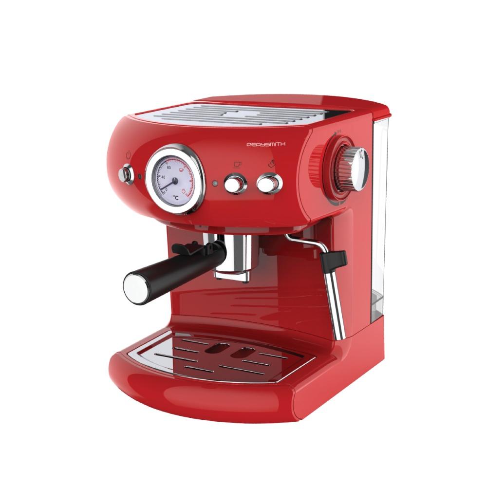 Máy pha cà phê espresso 1,5 lít PerySmith RT2000 2 vòi tiện lợi - Hàng chính hãng