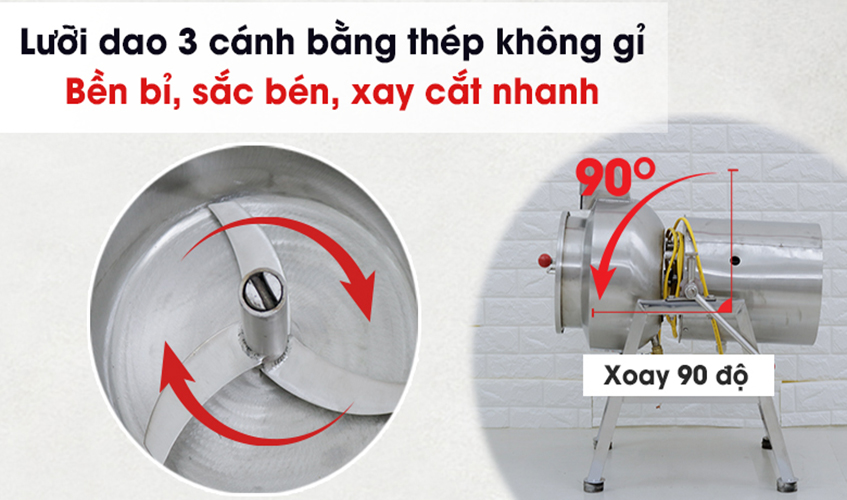 Máy Xay Thịt Làm Giò Chả Ruốc, Xay Cua, Xay Cá NEWSUN 3 Kg/ Mẻ - Xay Năng Suất Cao, Mẫu Mã Mới - Hàng Chính Hãng