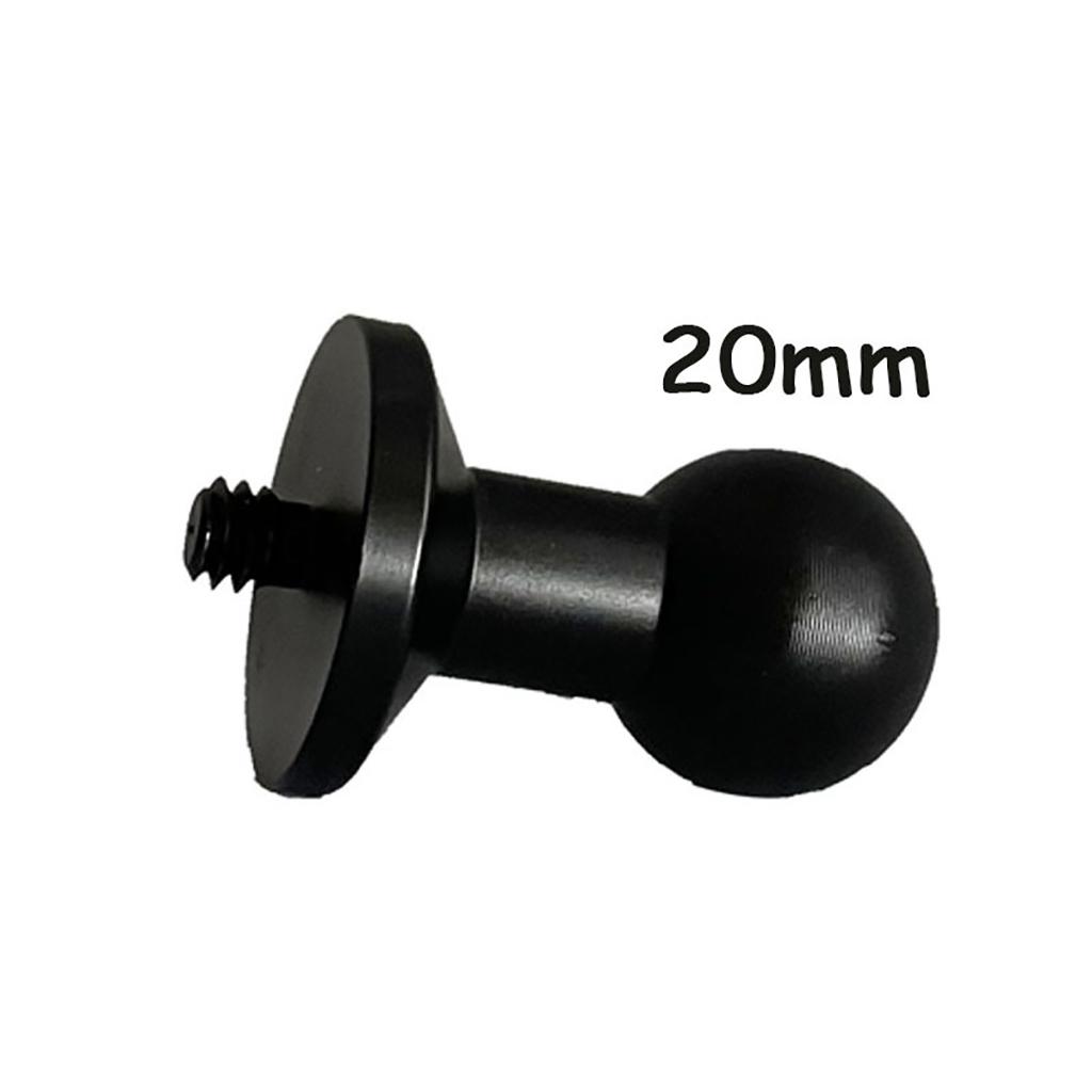 Feichao 13/15/17/20/25 mm Ball Head Mount 1/4 Bộ điều hợp vít cho GOPRO/INSTA360 Điện thoại máy ảnh hành động