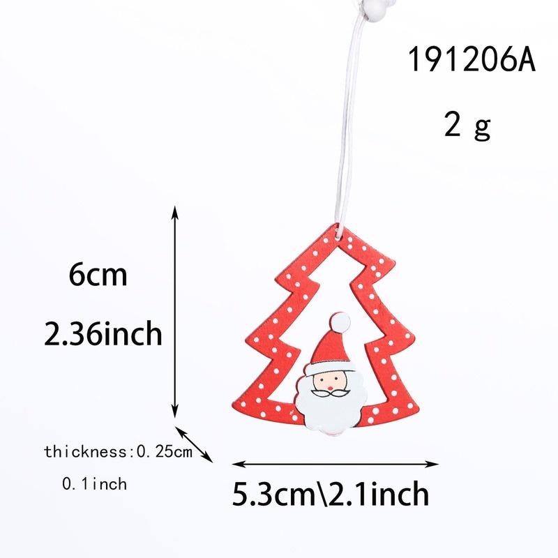 Bộ 12 ngôi sao gỗ trang trí cây thông giáng sinh