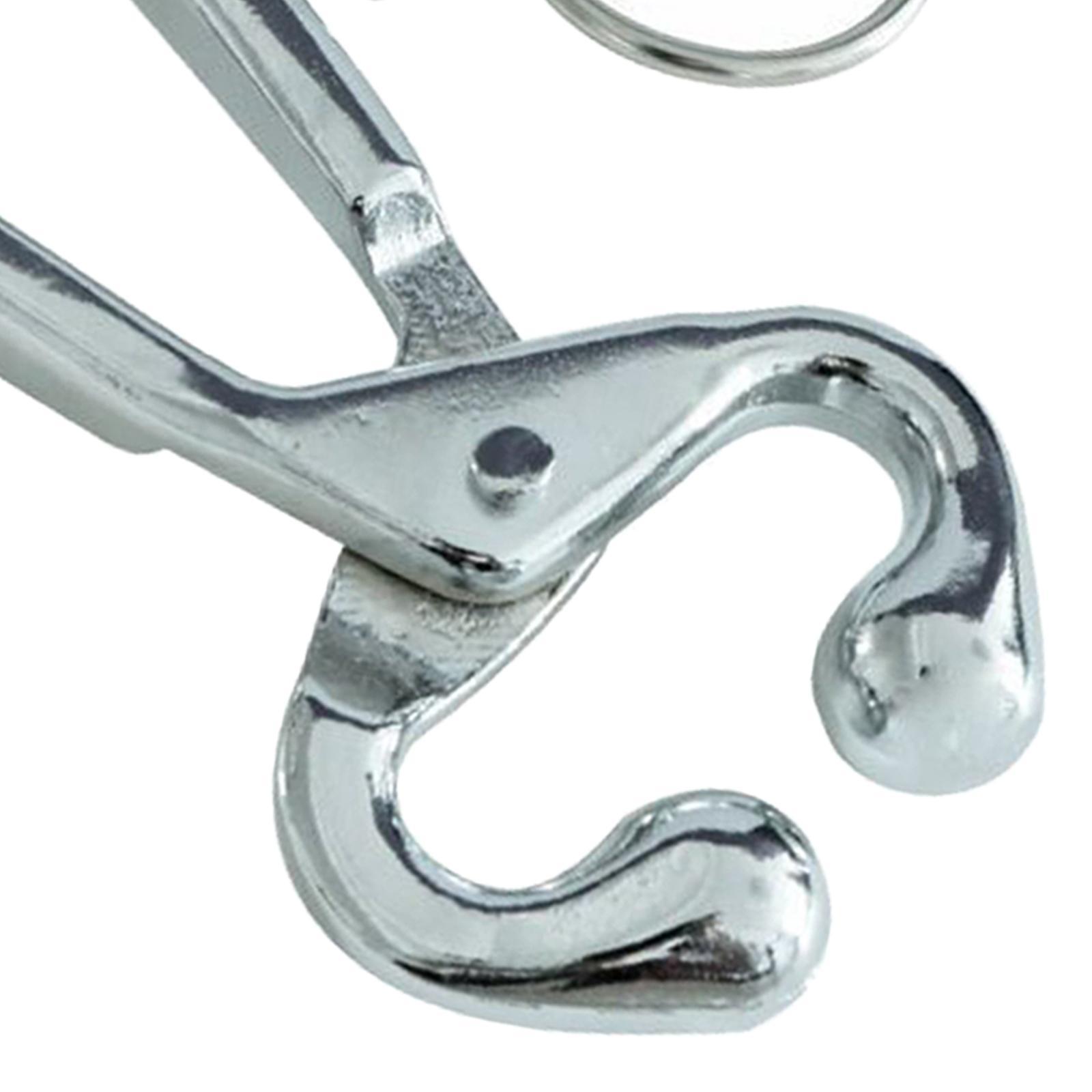 Alloy Cow Nose Pliers Cattle Pulling Tools Nose Circle for Farming Animals