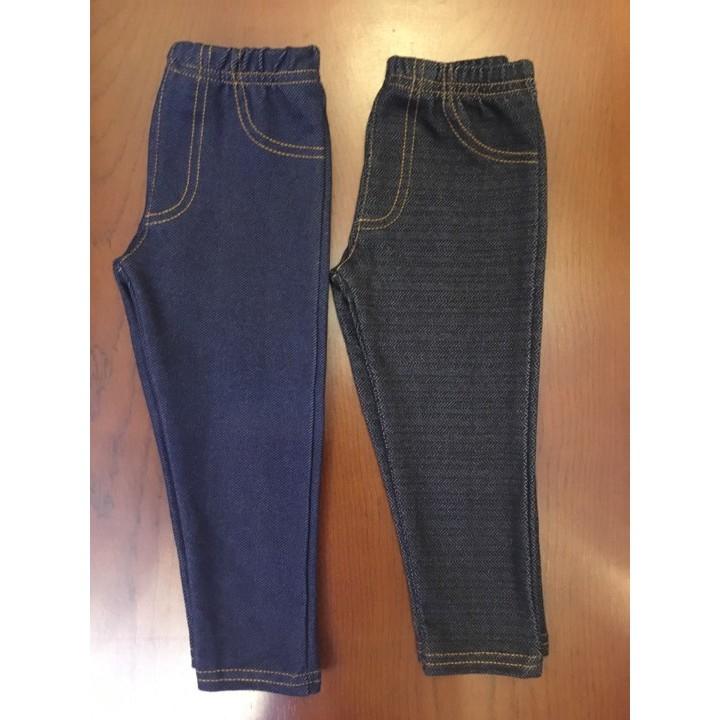 Quần legging giả jean bé gái/bé trai