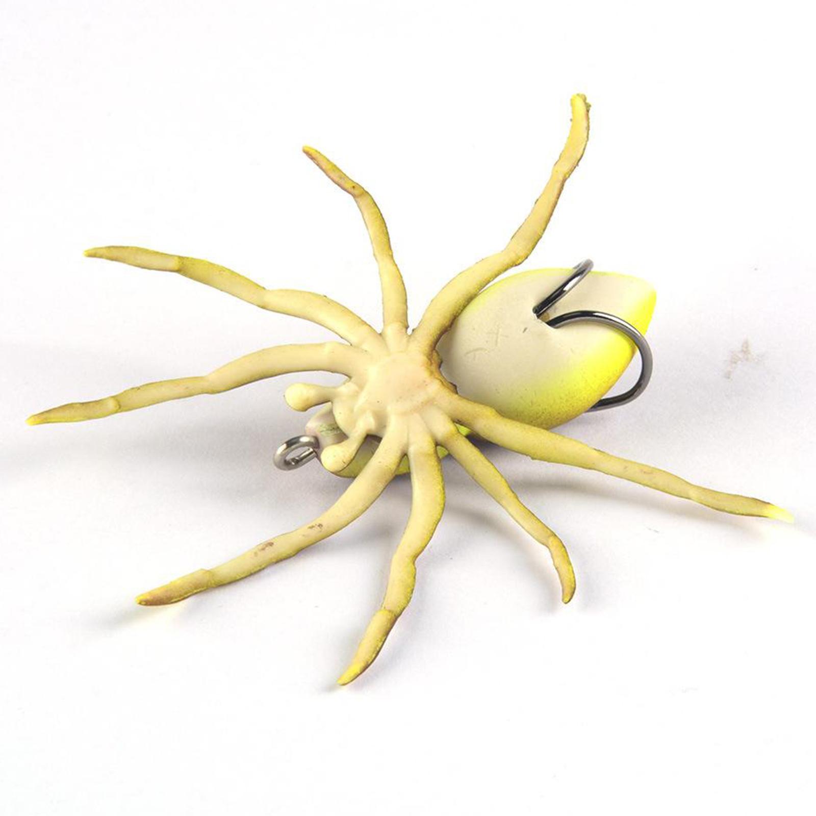 2xSpider Soft Bait 3.1" Bait Artificial Lures Fishing Lure Outdoor Type 5