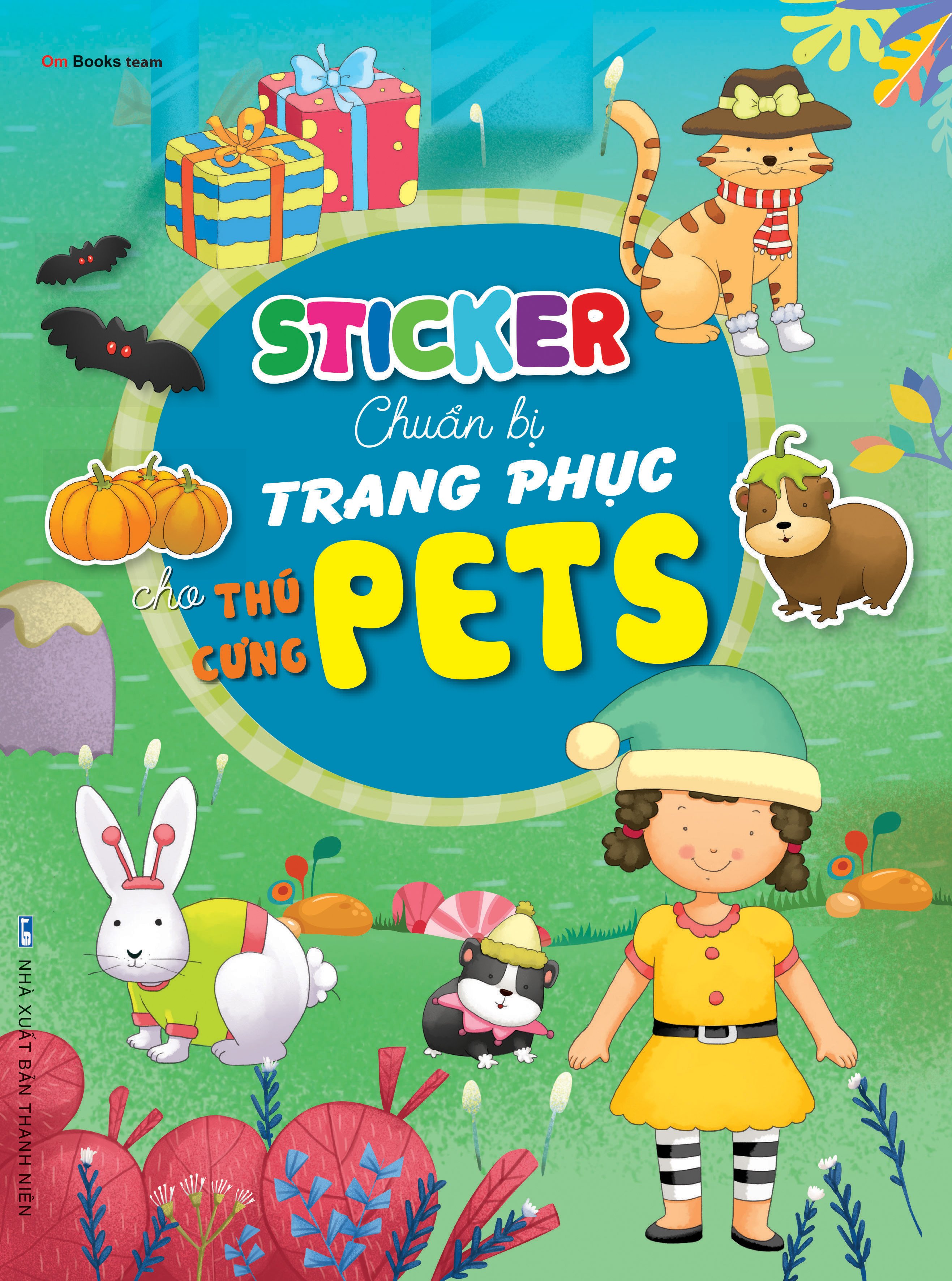 Sticker chuẩn bị trang phục cho thú cưng - Pets