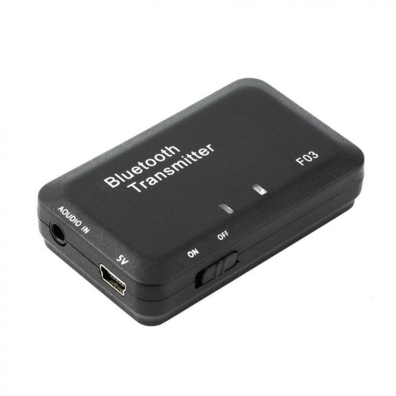 3.5mm Bluetooth Sender Adapter Stereo Audio for TV iPod Mp3 Mp4 PC