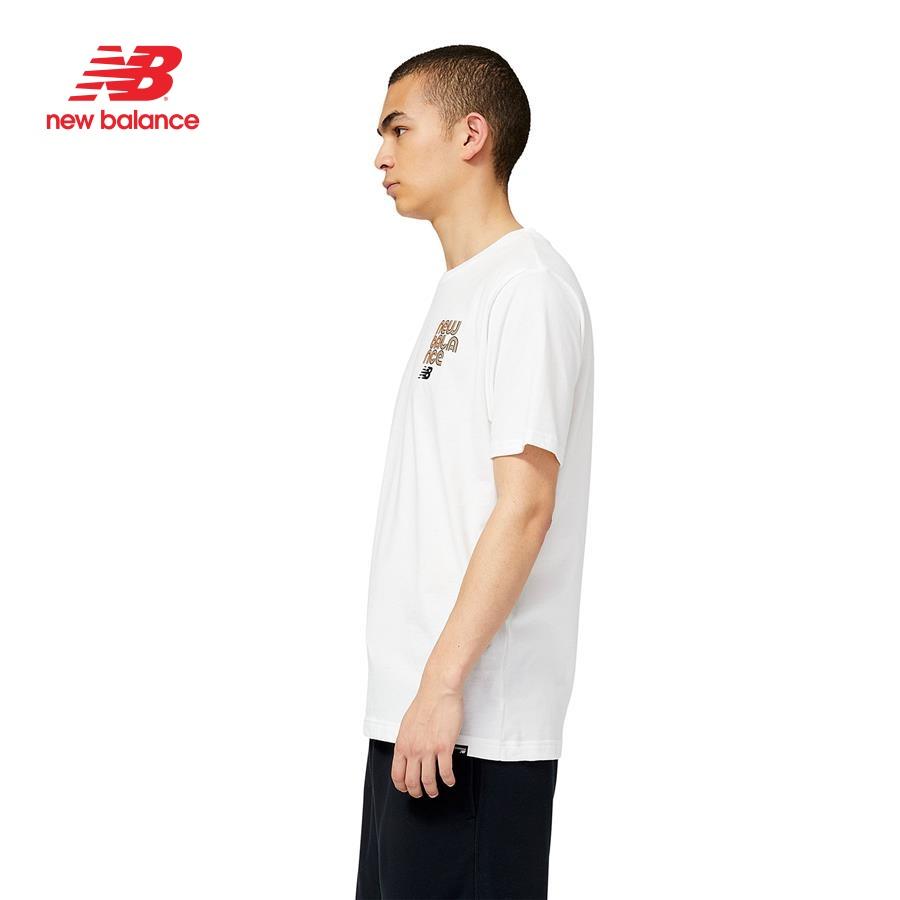 Áo thun thời trang nam New Balance APP LIFESTYLE T-SHIRT M WHITE - MT23908WT (form quốc tế)