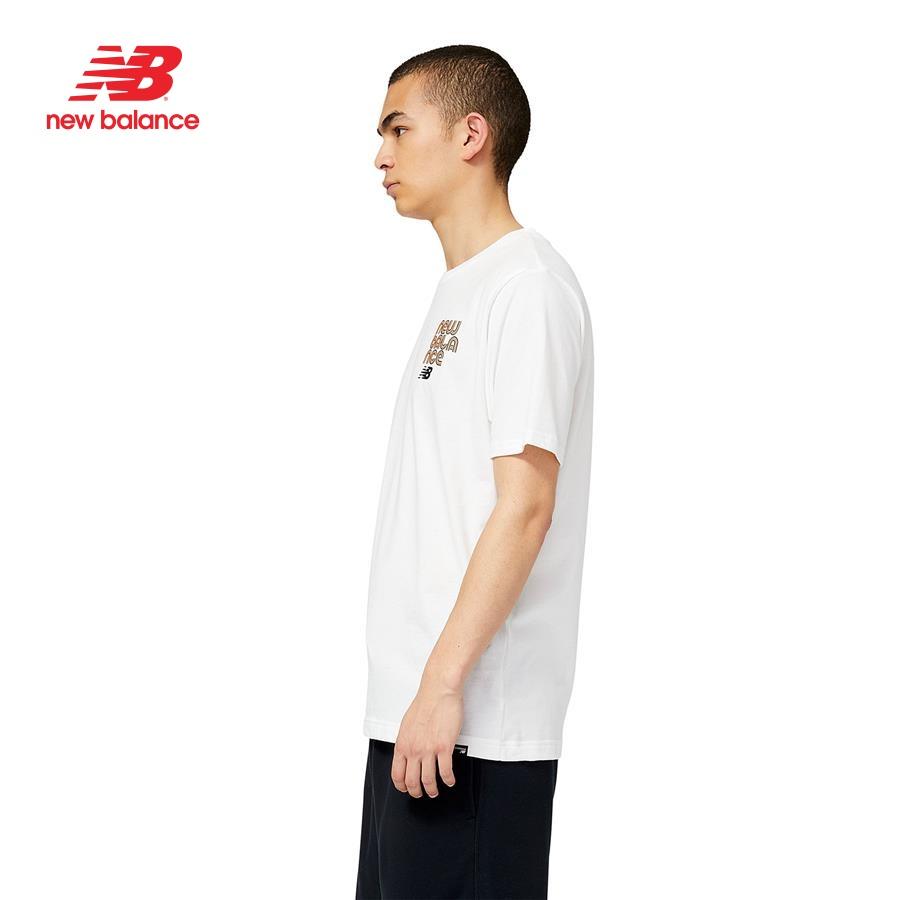 Áo thun thời trang nam New Balance APP LIFESTYLE T-SHIRT M WHITE - MT23908WT