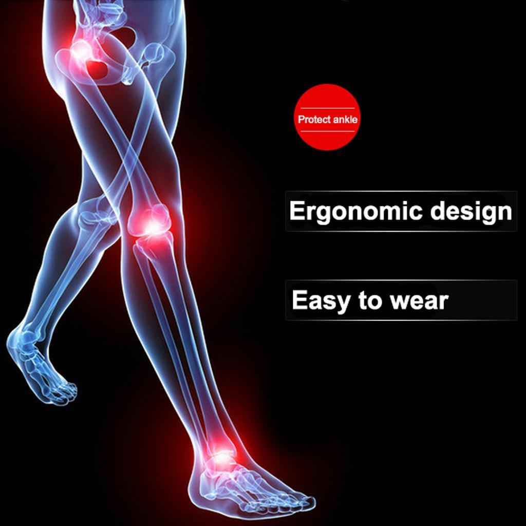 Men Women Compression Sleeve Ankle Support   Black