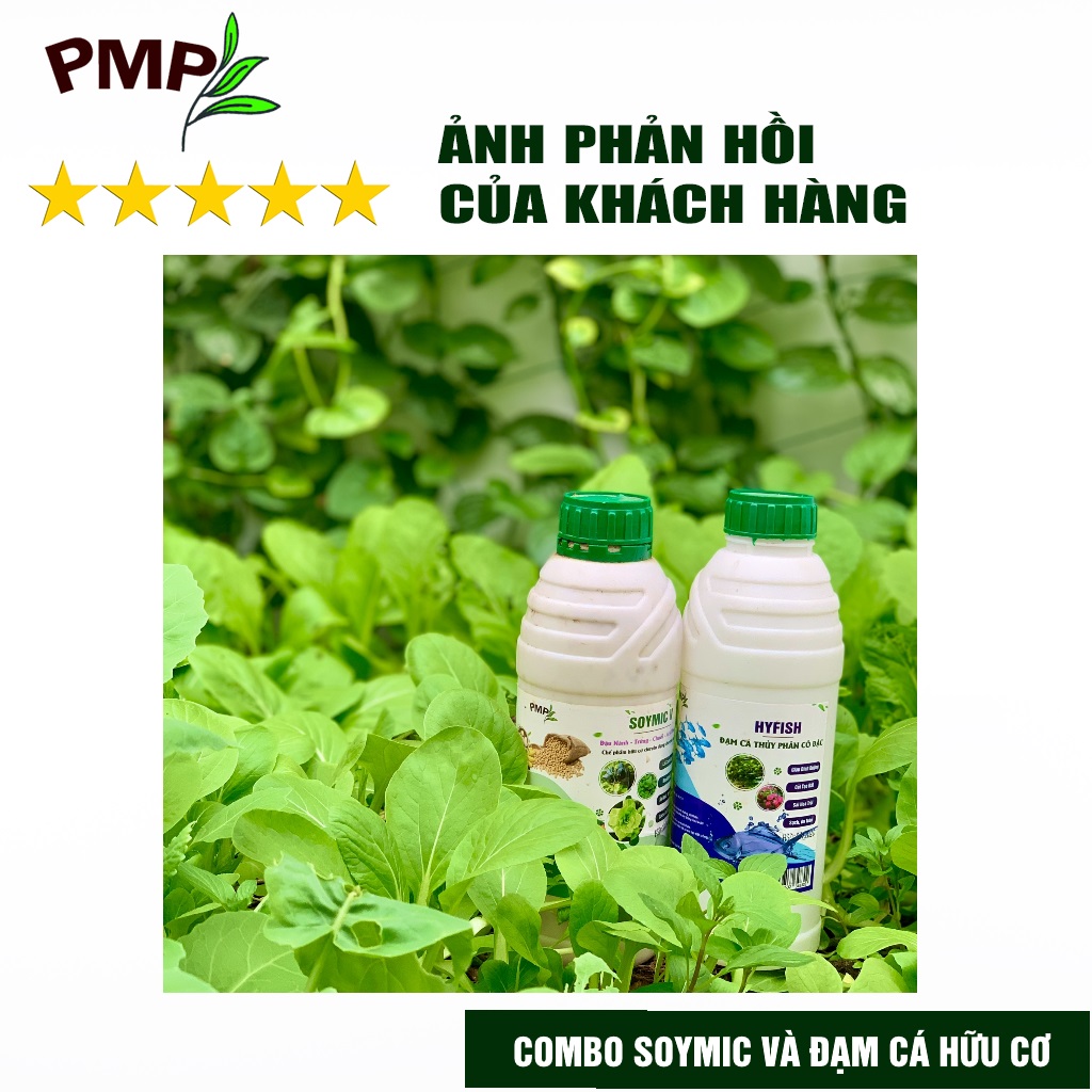 Phân bón hữu cơ Combo phân PMP trồng rau sạch tại nhà, sân thượng