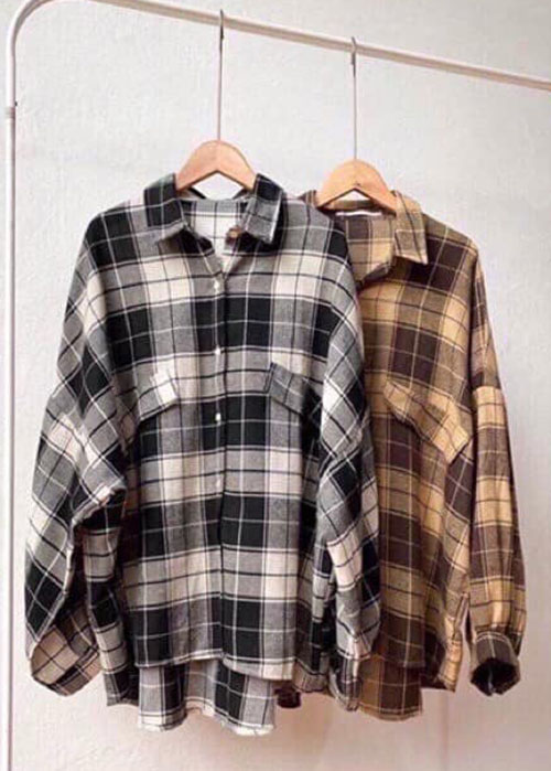 Áo sơ mi nữ kẻ