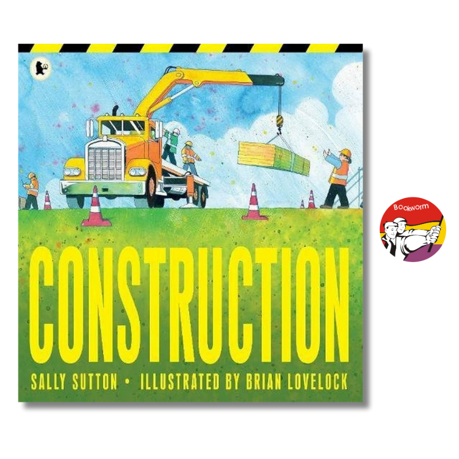 Sách - Construction (ROADWORKS) by Sally Sutton | Children's English Picture Book
