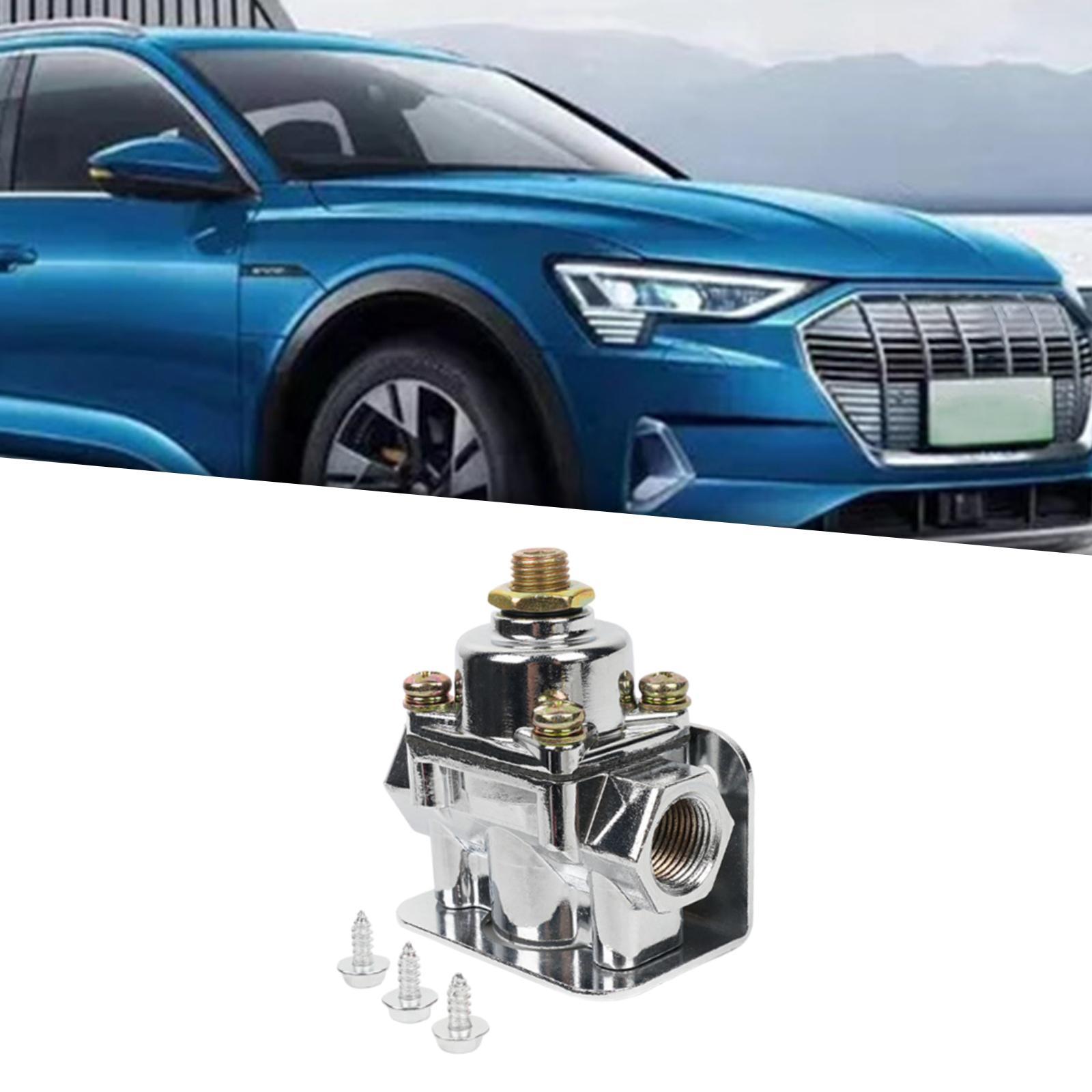 Carbureted Fuel Pressure Regulator Replacement Parts /8" NPT Ports Adjustable Fuel Regulator for Carburetors Engine Durable Parts