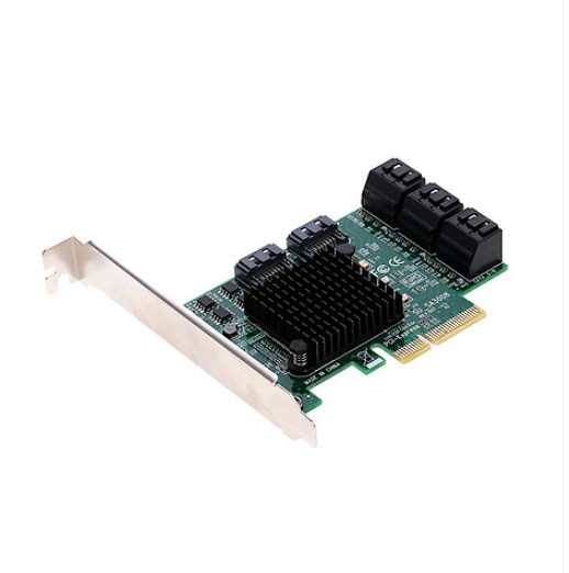 Card Chuyển Đổi Pci-E Sang Sata 3.0 8 Cổng Sata cho SSD ,HDD