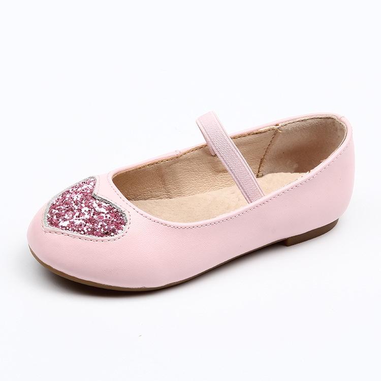 Giày búp bê công chúa Da Mềm phong cách Hàn Quốc Dễ Thương Giày Em Bé 21205