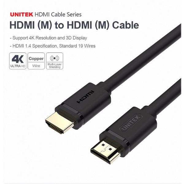 Cáp Hdmi 1.5m Unitek YC 137U - HÀNG CHÍNH HÃNG